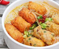 bún chả tôm