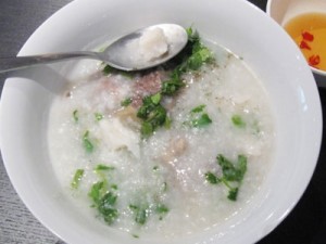 Cháo thịt bò
